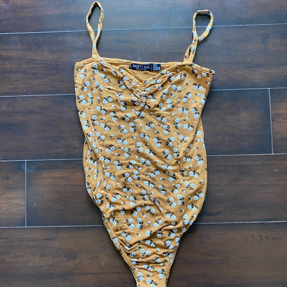 Nasty Gal Floral Bodysuit